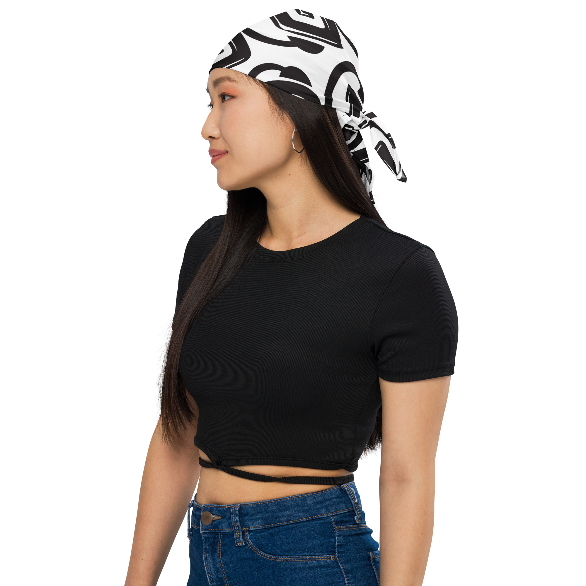 Pro Stylez White Bandana - Image 2