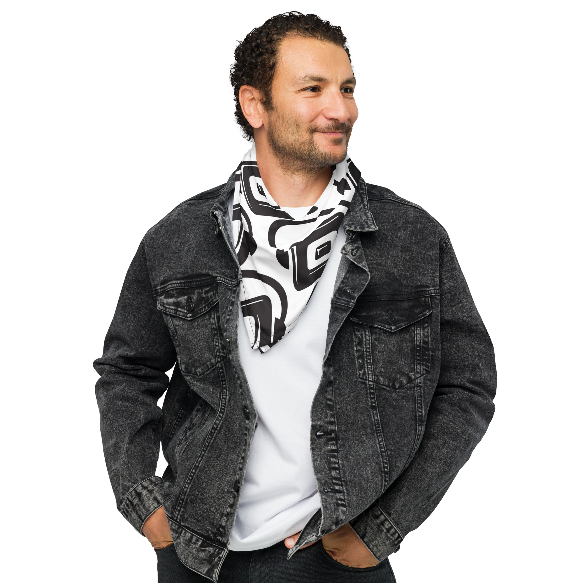 Pro Stylez White Bandana - Image 6