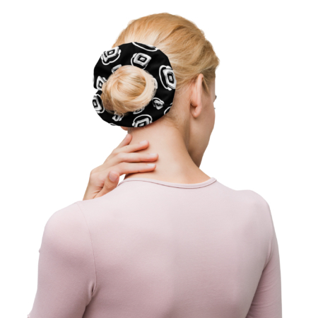 Pro Stylez Recycled Scrunchie — Black Icon Edition