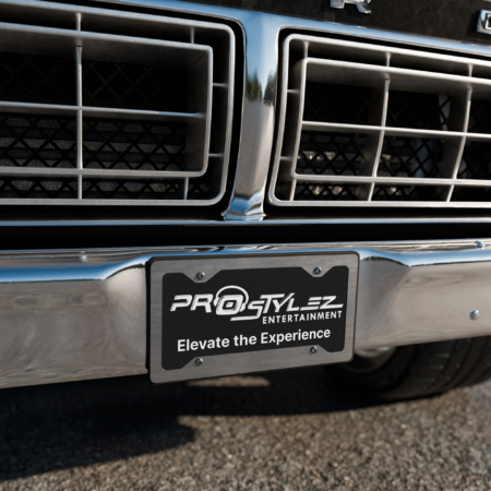 Pro Stylez Vanity Plate — “Elevate the Experience” Edition