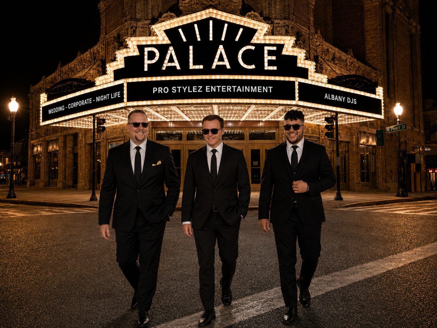 Pro Stylez Entertainment DJs at the Palace Theatre in Albany, NY